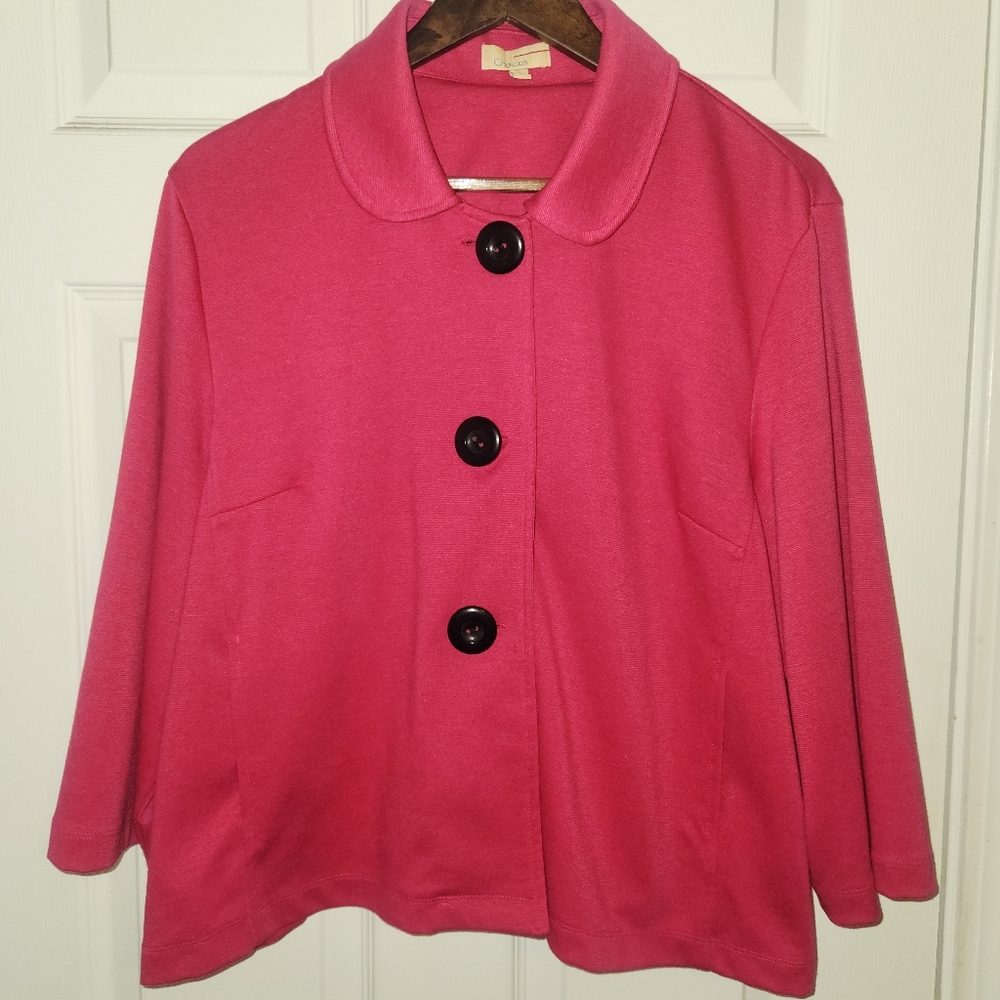 Choices Pink Jacket  Sz. XLarge
